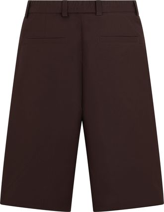 HUGO BOSS Mens Shorts Medium Brown Cotton