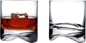 Nude Glass Arch Whisky Glasses (Set Of 2)