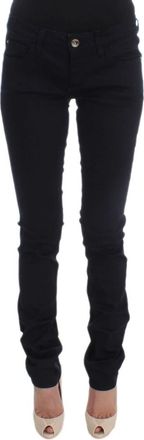 Costume National Slim Fit Designer Denim Delight - Dames - Slim Fit Jeans - Blauw - W26 - Denim - Jeans