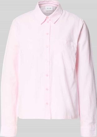 Vila Regular Fit Hemdbluse mit Brusttasche Modell Darma in Hellrosa, Gr&ouml;&szlig;e 34