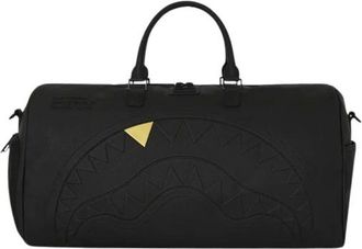 Sprayground Sprayground, Tassen, unisex, Zwart, ONE Size, Blacked Out Embossed Gold Tooth Duffle
