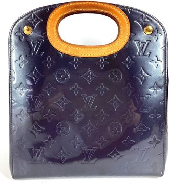 Louis Vuitton Monogram Vernis Blue Indigo Monogram Vernis Handbag Tote Bag (Pre-Owned)