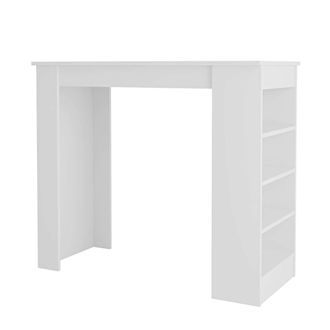 Habitat & Jardin Mesa de comedor blanco 117 x 54 x 101,8 cm