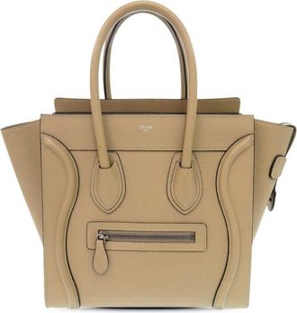 Celine Pre-owned Celine Micro Drummed Calfskin Luggage Tote Ladies 0JJ74MIVZ25HJWFU