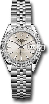 Rolex Lady Datejust Automatic Silver Dial Ladies Jubilee Watch 279384SSJ