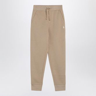Polo Ralph Lauren Khaki Cotton Blend Jogging Trousers