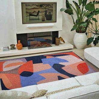Louis De Poortere Alfombra lavable interior/exterior multicolor 100x140