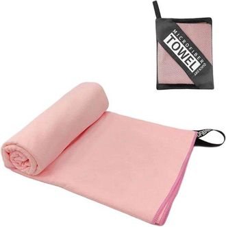 No Brand Toalla De Microfibra De 80130 Cm, Ligera, Compacta Y De Secado R&aacute;pido, Ideal Para Deportes, Viajes, Playa, Ba&ntilde;o, Fitness Y Sauna. Opci&oacute;n A