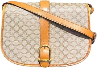 Celine Pre-owned Vintage Schoudertas - Dames - Vintage Schoudertas - Bruin - ONE Size - Leer - Vintage