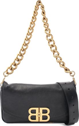 Balenciaga Pre-owned Womens Hourglass Top Handle Crossbody - Black Leather - One Size