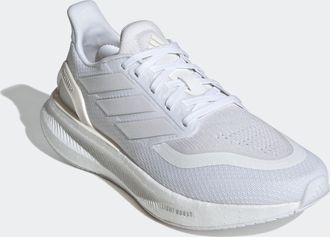 adidas Laufschuh ADIDAS PERFORMANCE PUREBOOST 5, Damen, Gr. 38,5, weiss (cloud wei&szlig;, cloud wei&szlig;, core wei&szlig;), Synthetik, Textil, Schuhe Laufschuh