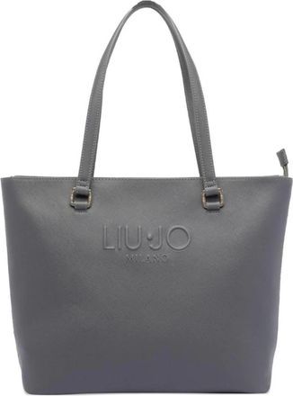 Liu Jo Tassen, Dames, Grijs, ONE Size, Polyester, Milano Tote Bag