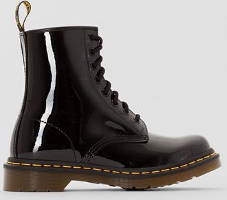 Dr. Martens Gelakte leren boots 1460 W Patent