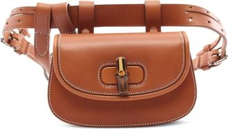 Gucci 2020s mini Bamboo 1947 belt bag - Brown