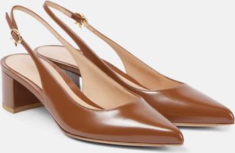 Gianvito Rossi Pumps slingback 45 in pelle