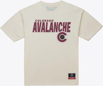 Mitchell & Ness Mens Mitchell & Ness Cream Colorado Avalanche Core Plus T-Shirt at Nordstrom, Size Large