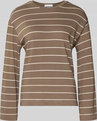 Armedangels Armedangels Longsleeve aus Baumwoll-Mix Modell MARYNAA in Taupe, Größe XL