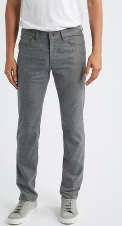Brax Chuck Modern Fit Ceramica Flannel Five-Pocket Pants in Graphite at Nordstrom Rack, Size 40 X 32