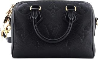 Louis Vuitton Speedy Bandouliere Bag Monogram Empreinte Giant 20 crossbody bag - Zwart