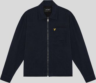 Lyle & Scott Lichte Enzymwas Overhemdjack