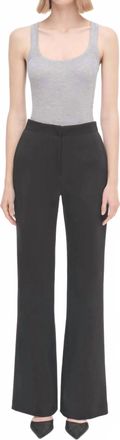 SIMKHAI Kenna Flared Leg Trouser In Black