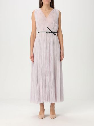 Fabiana Filippi Gelaagd Midi-jurk V-hals Mouwloos