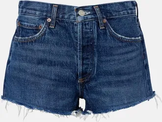 A Gold E Shorts Parker in denim