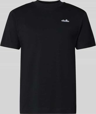 Ellesse T-Shirt mit Label-Stitching Modell ACCIANO CLASSIC in Black, Gr&ouml;&szlig;e XXL