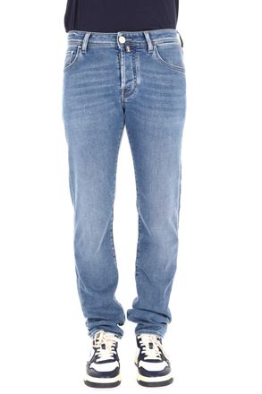 Jacob Cohen Nick Slim Fit Beige Label Jeans
