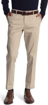 Brooks Brothers Soho Mid Rise Tapered Leg Pants in Beige/Khaki at Nordstrom Rack, Size 34 X 34
