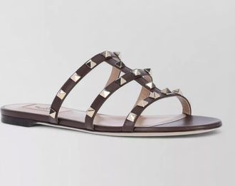 Valentino Garavani sandal flat sole open toe studded straps
