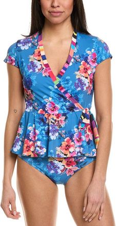 Johnny Was Wrap Tankini Top