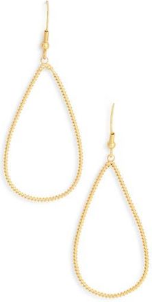 Karine Sultan Wrapped Open Teardrop Earrings in Gold at Nordstrom Rack