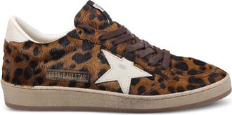 Golden Goose Ball Star Leopard-print Sneakers