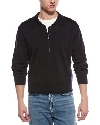 Thom Browne Double Face Wool & Linen-Blend Pullover