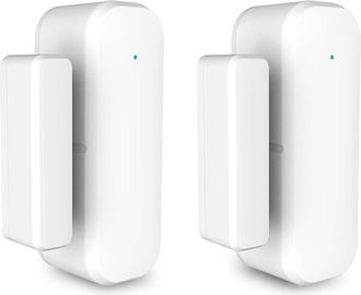 OEM 2 Pares De Sensores Inteligentes Para Puertas, Alarma Con Sensor Wifi Para Puertas Y Ventanas, Sensor De Contacto Para Seguridad Del Hogar Y Automatiz