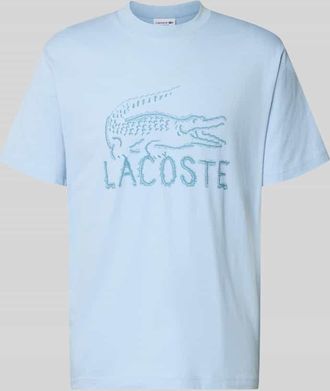 Lacoste Regular Fit T-Shirt aus reiner Baumwolle in Hellblau, Gr&ouml;&szlig;e XXXL