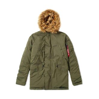 Alpha Industries Ontdekkingsjack - Heren - Winterjassen - Groen - S - Nylon - Jassen