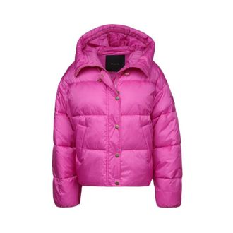 Pinko Winter Jackets, female, Purple, Size: S Impasto Imbottito Jacket