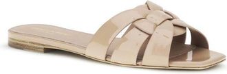 Saint Laurent Womens Multicolor Calf Leather Bos Taurus Ballet Flats