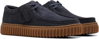 Clarks Torhill Low Suede Mens Fashion Sneakers, marine, 6.5 UK