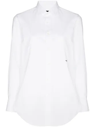 HommeGirls long-sleeve cotton shirt - White