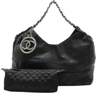 Chanel Pre-owned Shoulder Bags, female, Black, Size: ONE SIZE Pre-owned Vintage Shoulder Bag