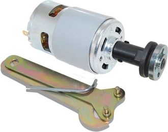 OEM Motorreductor 775 Dc 12v/24v Con Doble Rodamiento De Bolas, Alto Par Y Biela M10 Para Piezas De Bricolaje