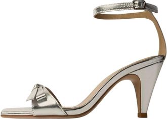 L37 Come Away With Me - Dames - Sandalen met hakken - Grijs - 38 EU - Leer - Schoenen
