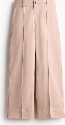 H&M Wide High Ankle Jeans - Pink
