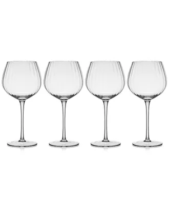 Mikasa Optic 15Oz White Wine Glasses, Set Of 4
