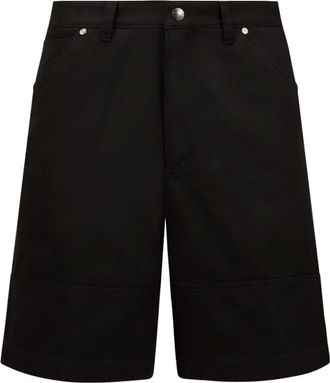 Moncler Casual Shorts, male, Black, S, Archive Logo Black Shorts