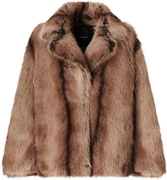 Pinko Pinko, Jassen, Dames, Beige, XS, Polyester, Caladenia Caban