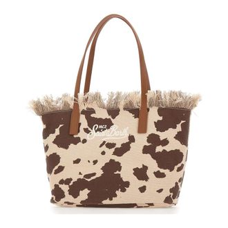 MC2 Saint Barth City Bag Fringe - female - MC2 Saint Barth - Shopping Bags - Multicolor - ONE SIZE - Bags
